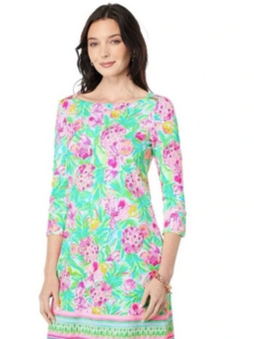 Lilly Pulitzer UPF 50+ Sophie Dress in Pear Necessities